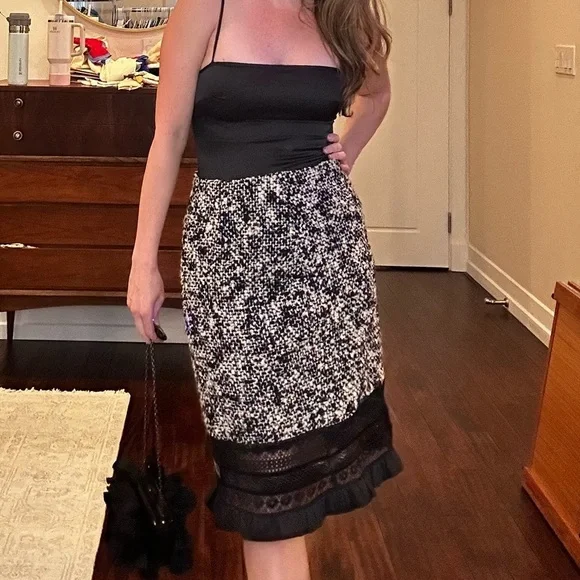 Richard Tyler Couture Wool Blend Vintage Skirt - Picture 4 of 10